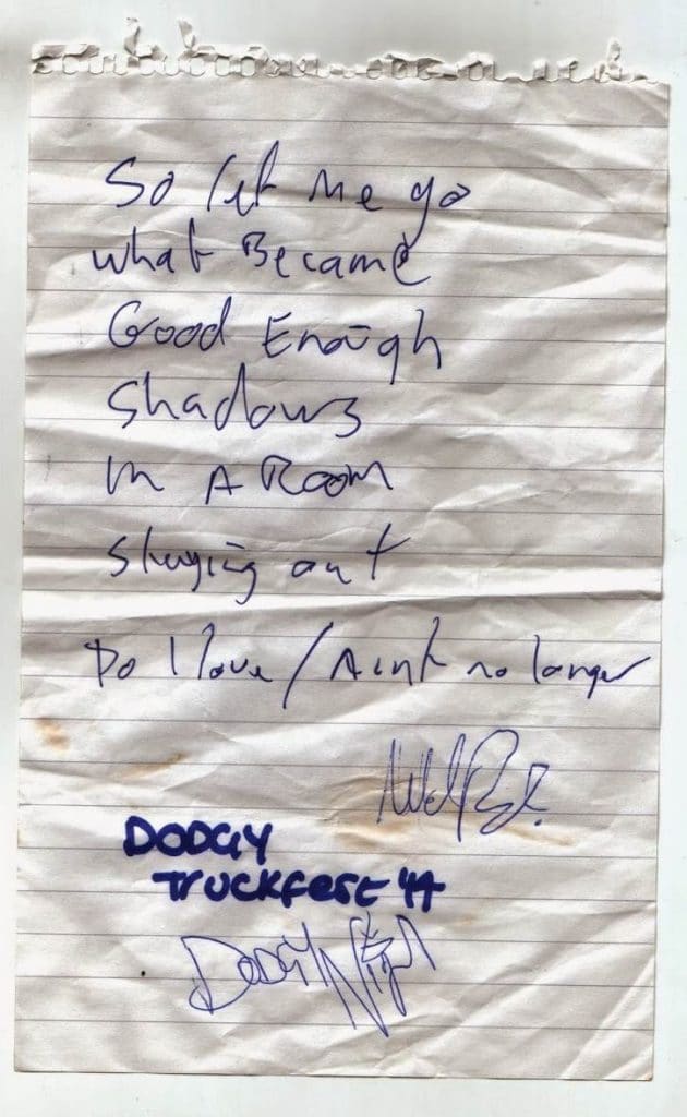 Dodgy playlist (Truck Festival 2014)