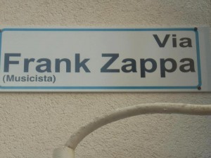 zappa road sign - italy